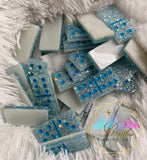 Blue Dot Dominoe Set