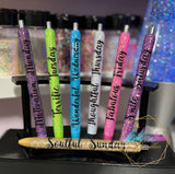 Good Girl/Bad Girl weekday pen set