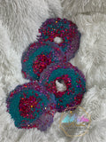 Pink-Purple-Teal Geode Coster Set