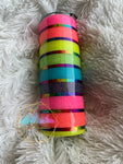 Rainbow Stripe Tumbler
